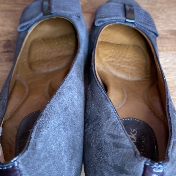 Clarks Artisan Society Bristol Pump Leather Suede Comfort Heel Size 8.5 - Picture 11 of 16